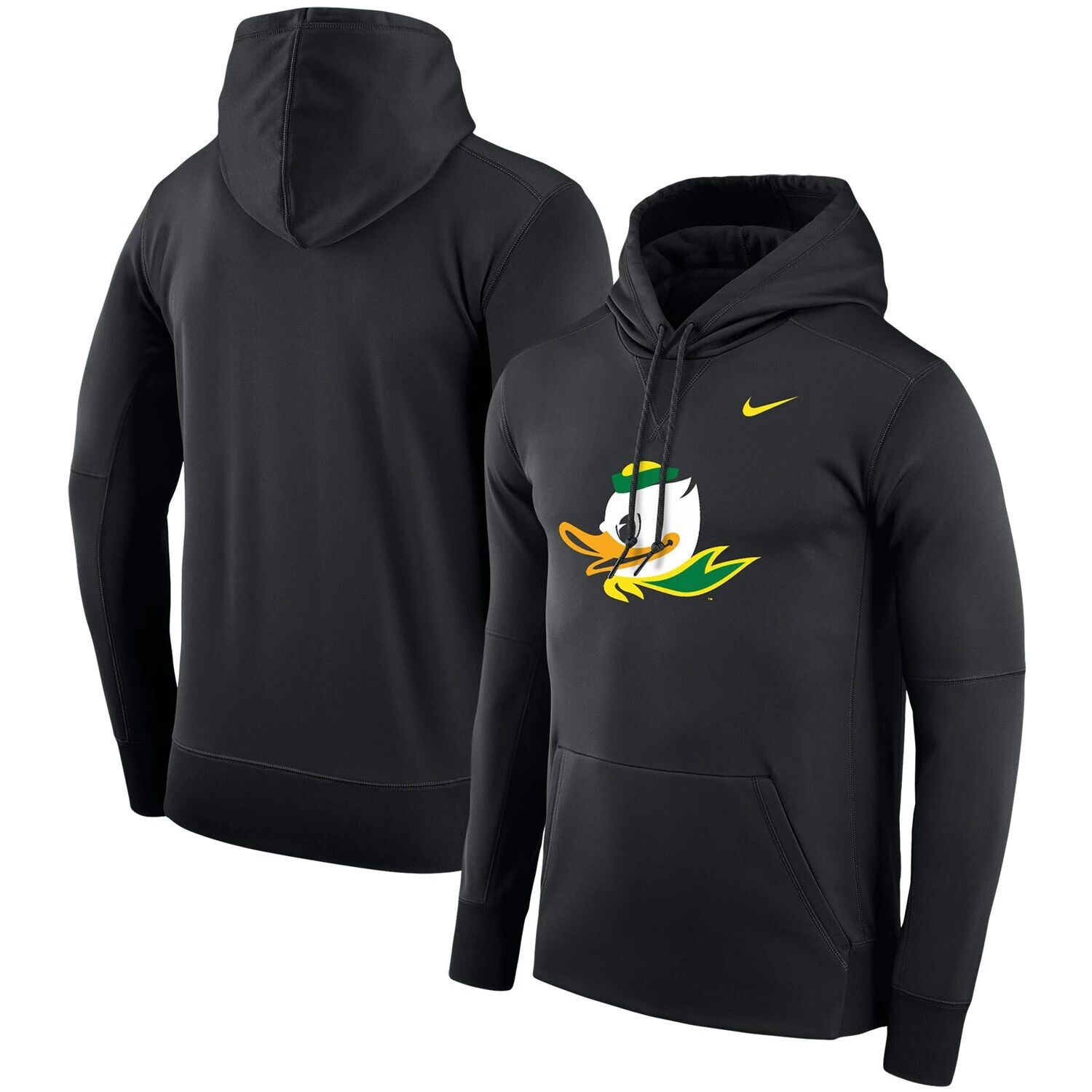 

Мужской черный пуловер с капюшоном Oregon Ducks Alternate Performance Nike