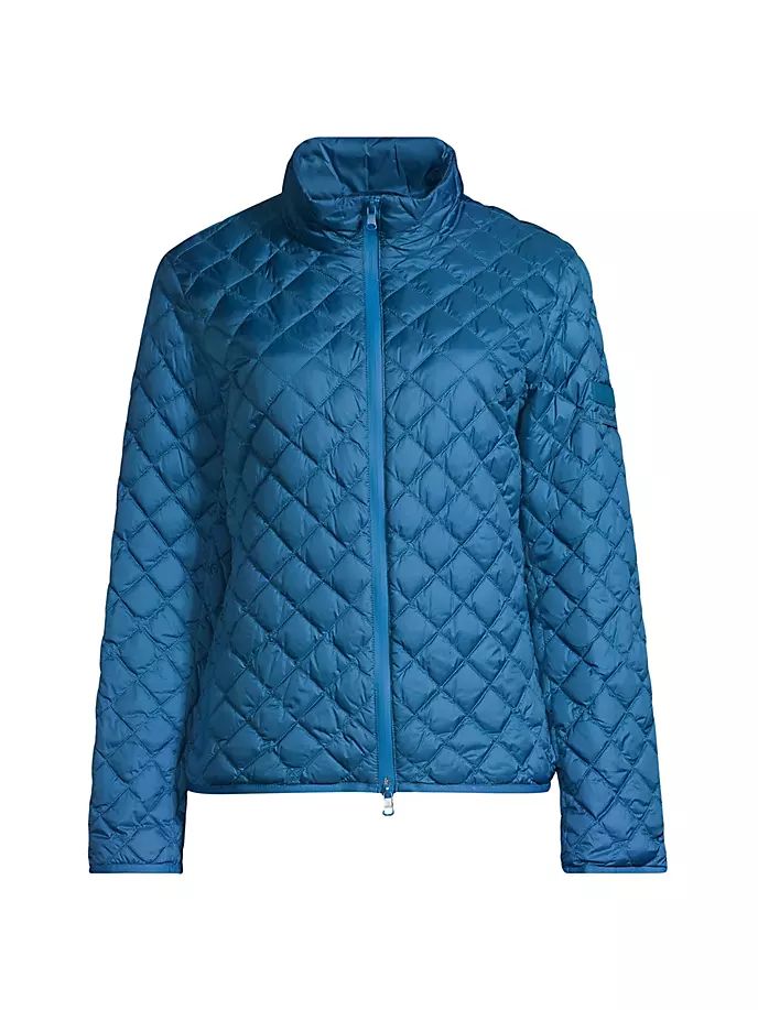 

Стеганый пуховик Max Mara Leisure, цвет cornflower