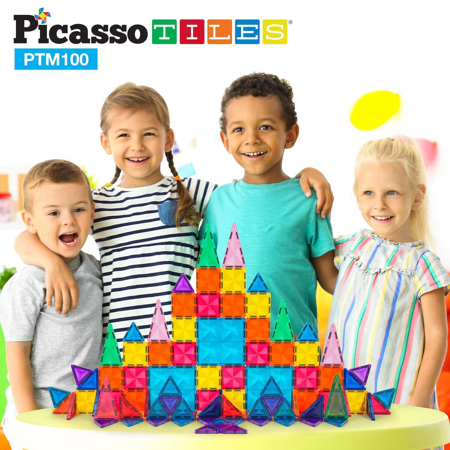 

Набор магнитных плиток серии Mini Diamond из 100 шт. Picassotiles