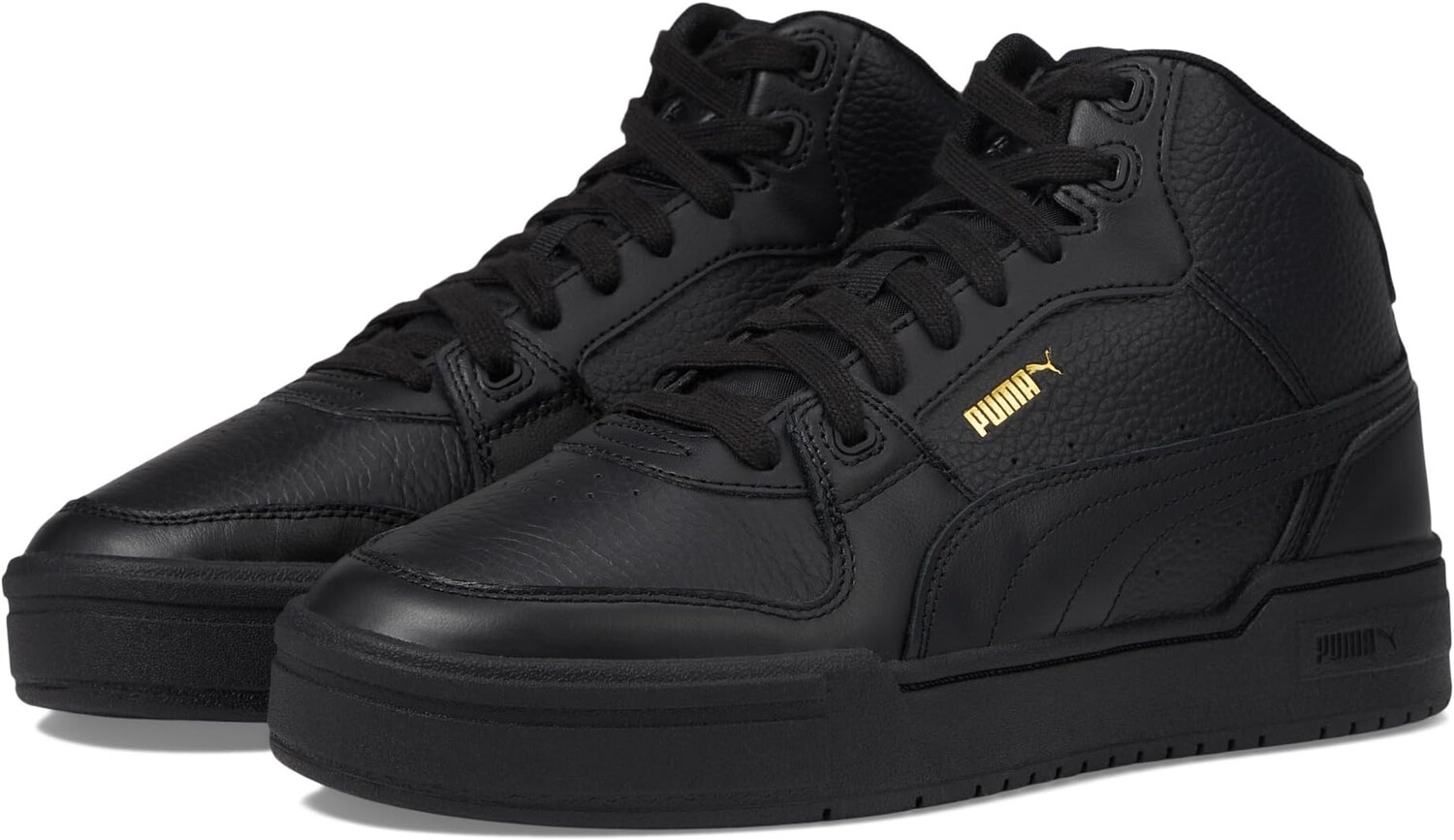 

Кроссовки California Pro Mid PUMA, цвет Puma Black/Puma Team Gold