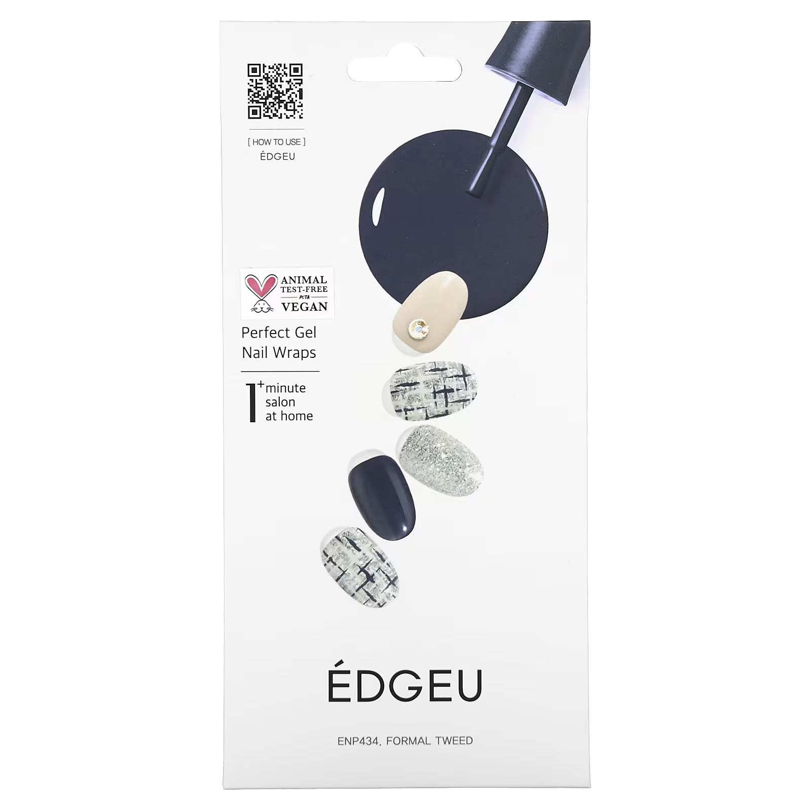 Гелевые обертывания для ногтей Edgeu Perfect ENP434 гелевые обертывания для ногтей edgeu perfect ena816 зеркально белые