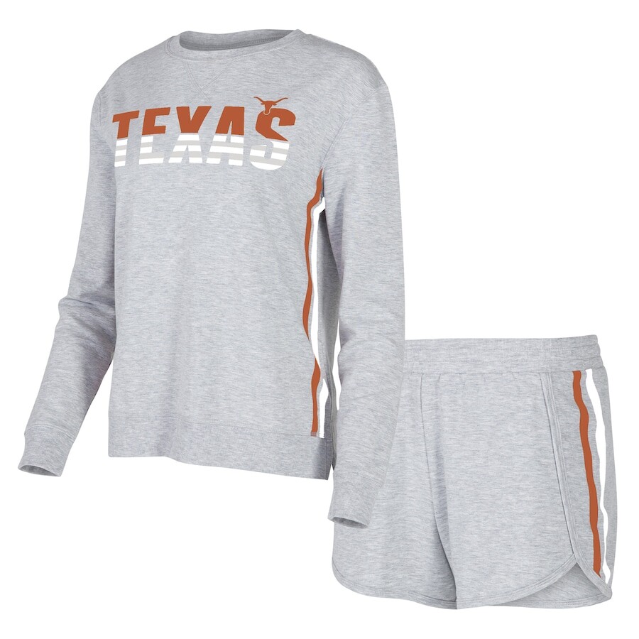 

Пижамный комплект Concepts Sport Texas Longhorns, серый