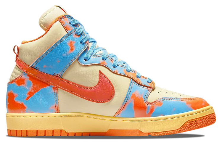 

Кроссовки Nike Dunk High мужские, голубой / оранжевый