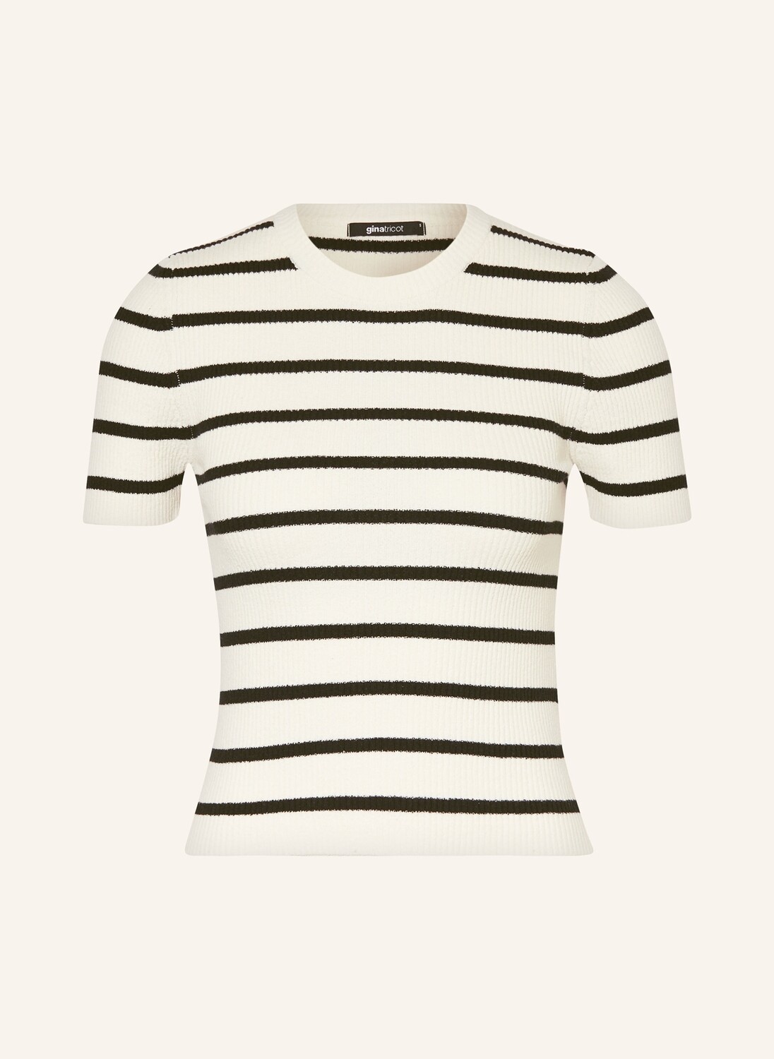 

Трикотажная рубашка Gina Tricot, экрю