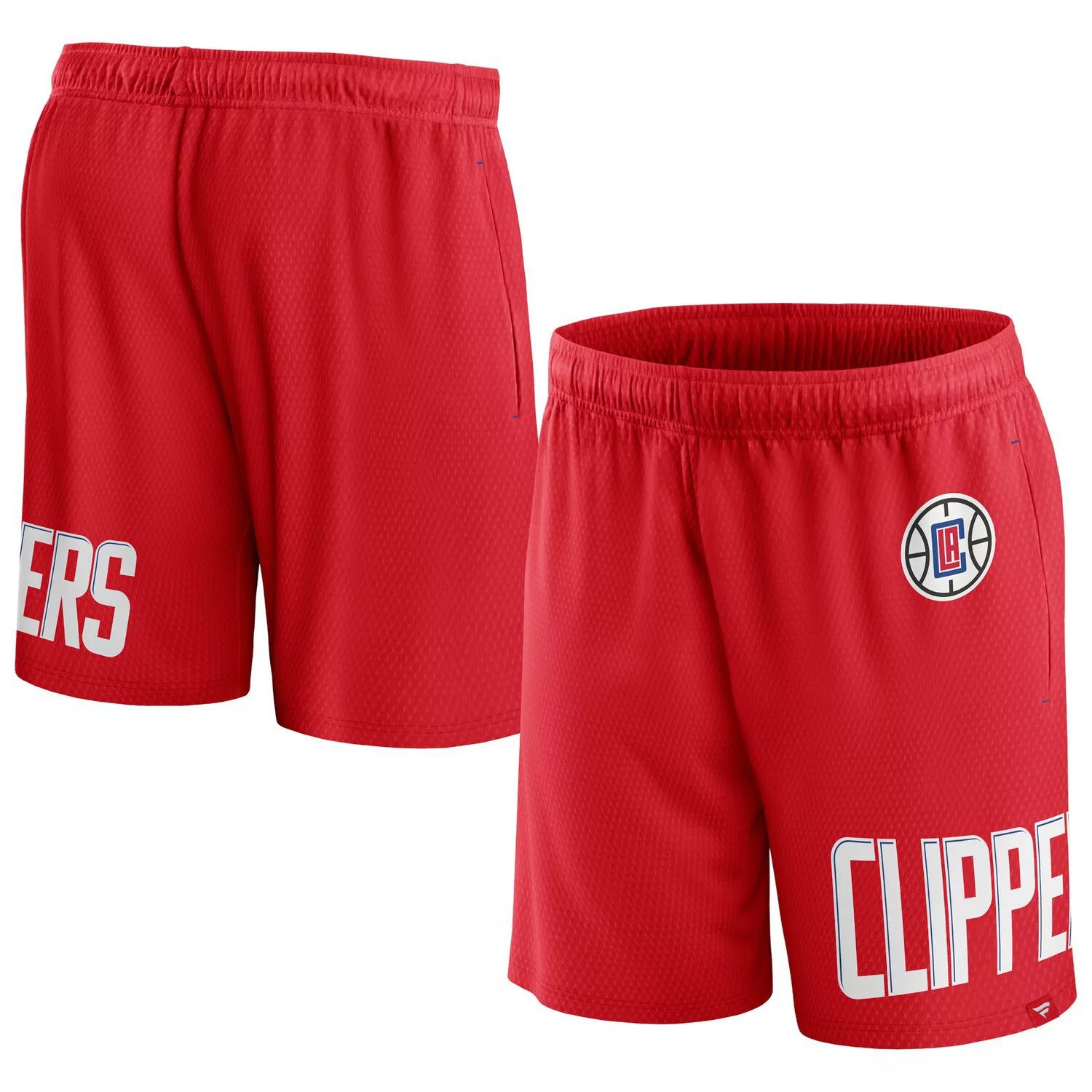 цена Мужские фирменные красные сетчатые шорты LA Clippers Free Throw Fanatics