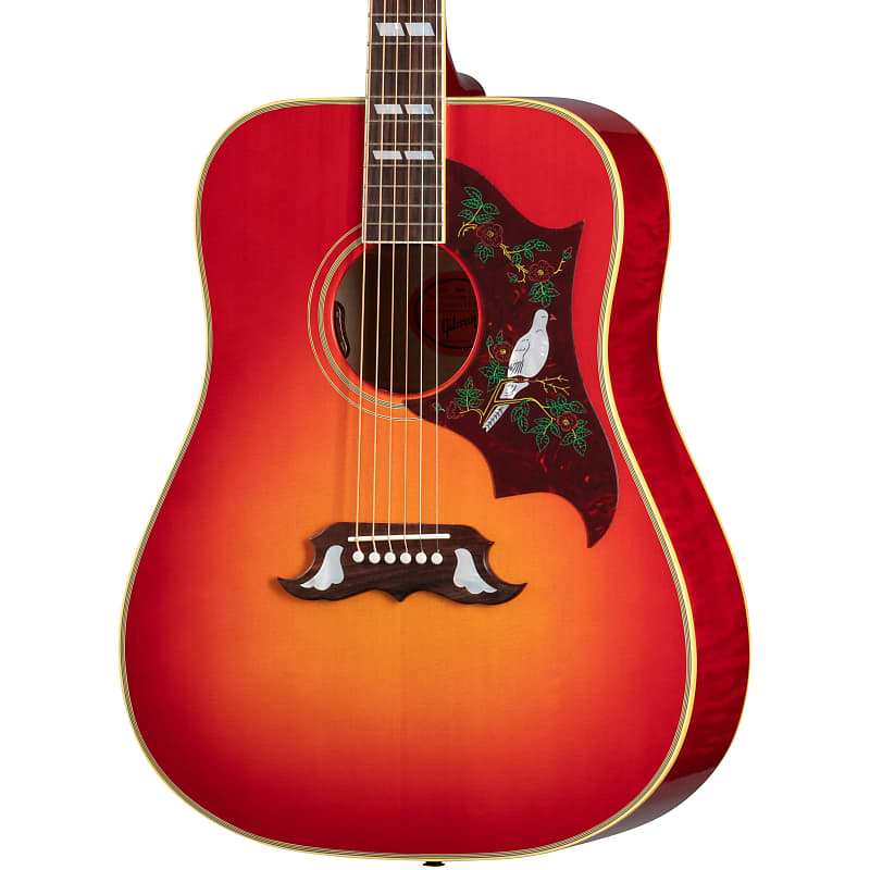 Акустическая гитара Gibson Dove Original Acoustic Electric Guitar - Vintage Cherry акустическая гитара gibson sj 200 original vintage sunburst acoustic electric guitar