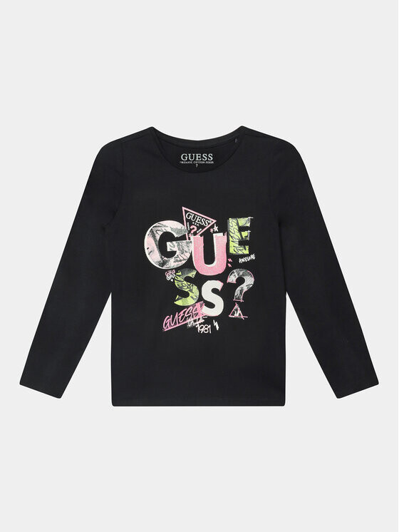 

Блуза стандартного кроя Guess, черный