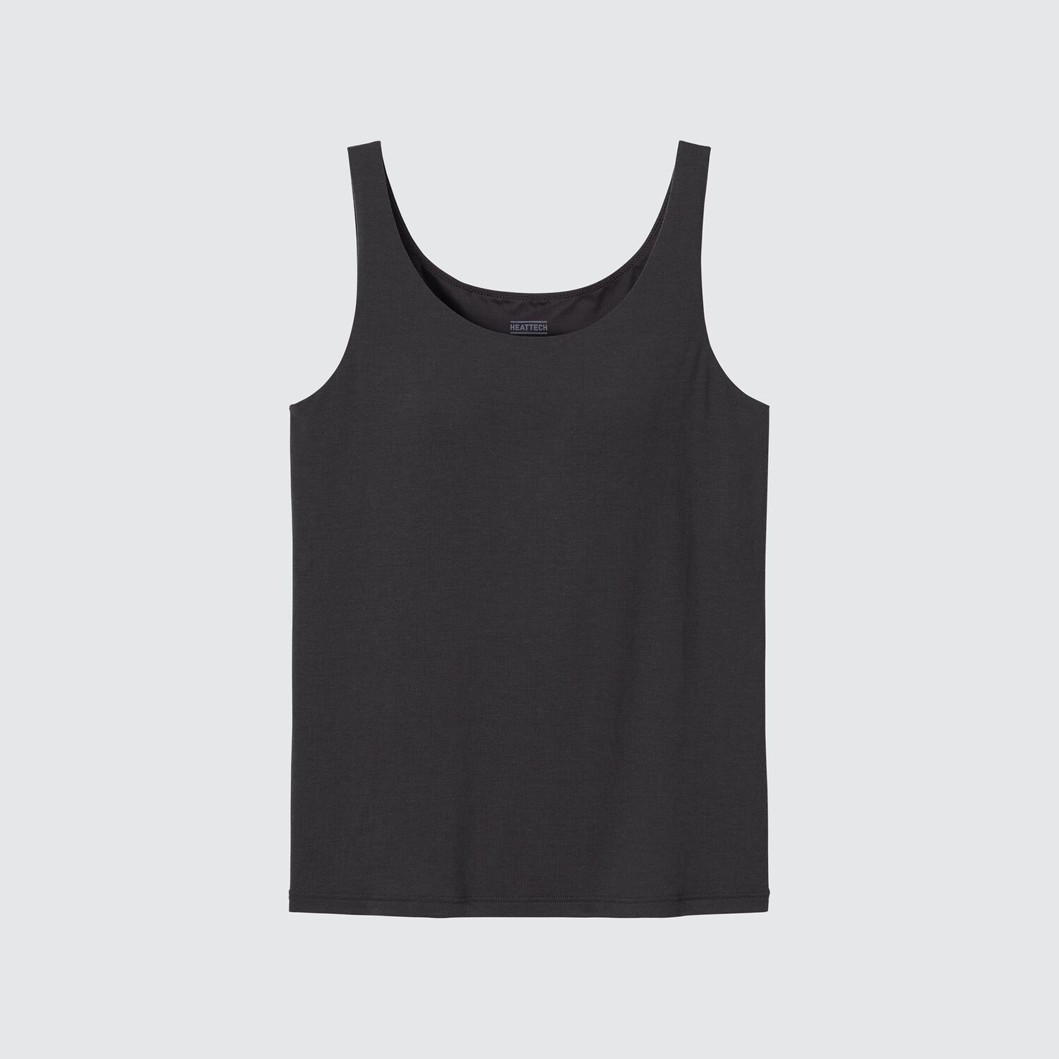 

Топ-майка Uniqlo Heattech с бюстгальтером, темно - серый