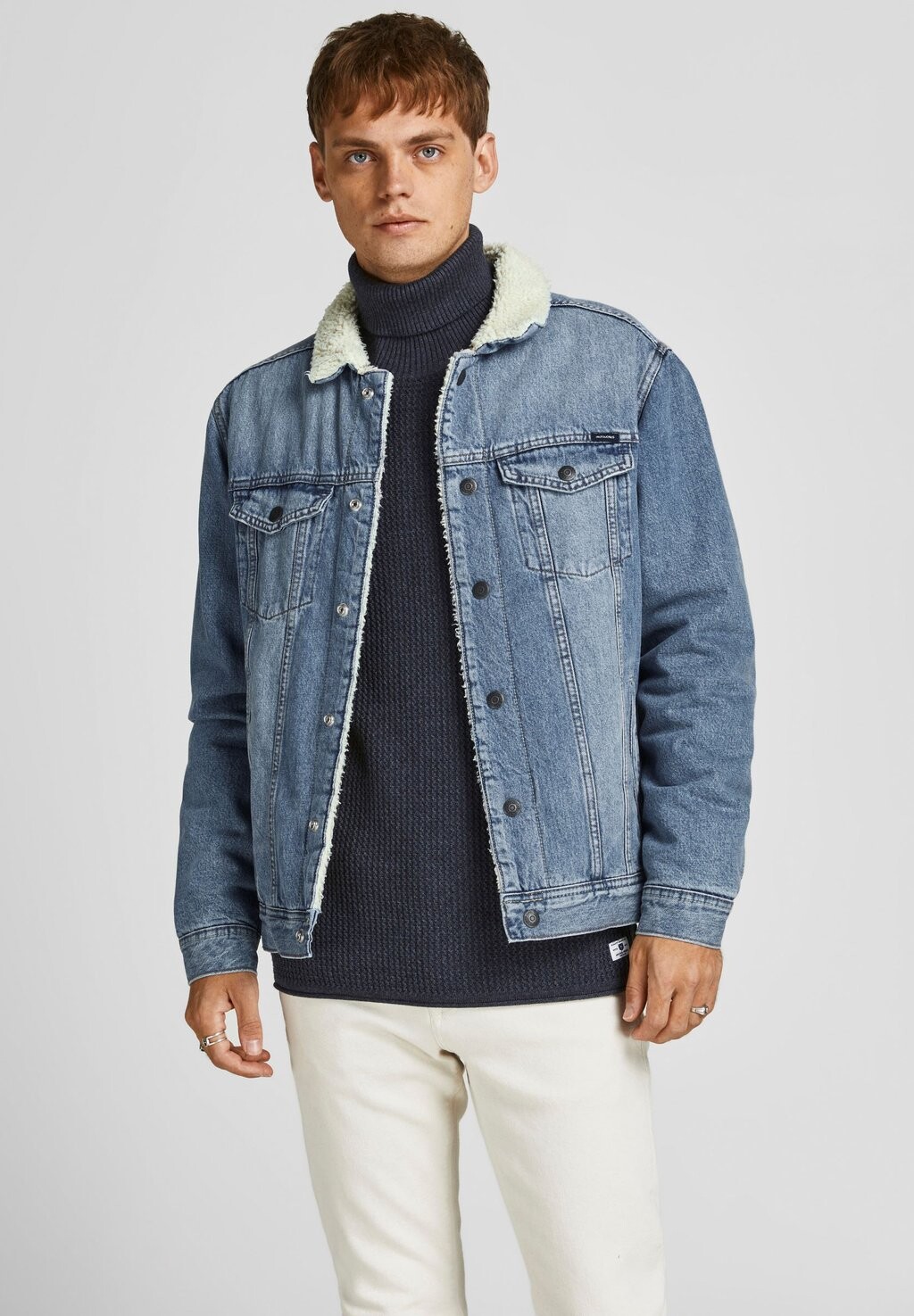 

Джинсовая куртка JJIJEAN JACKET Jack & Jones, синий деним