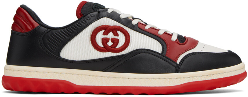 

Черно-красные кроссовки MAC80 Gucci