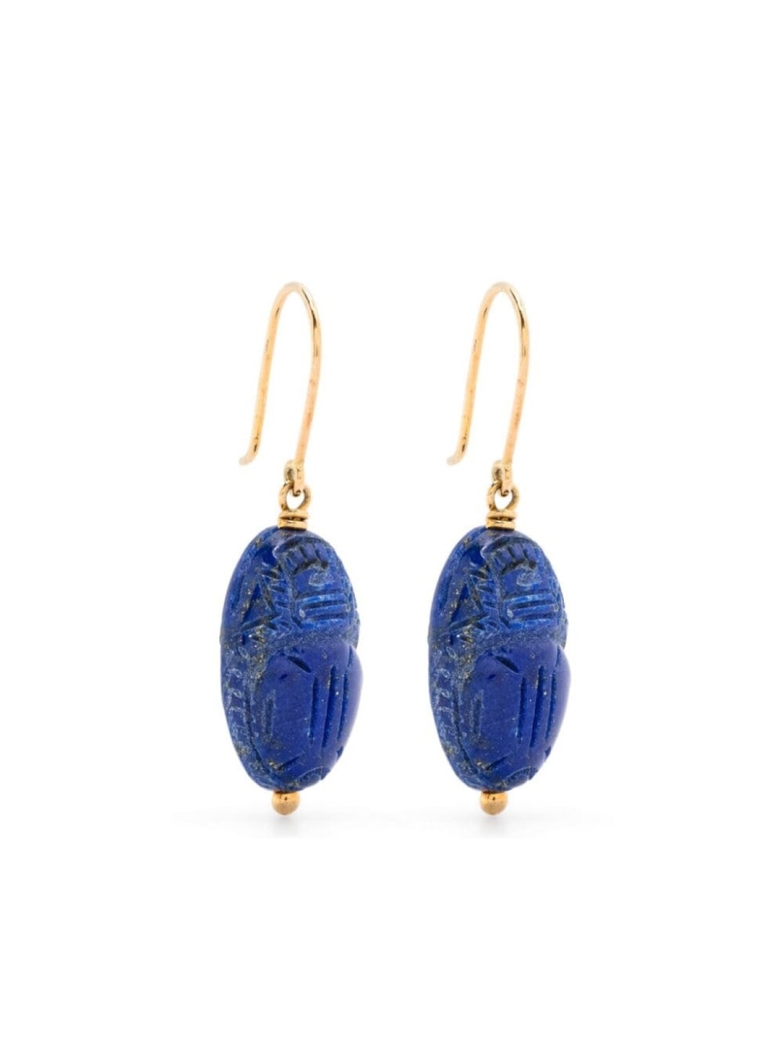 

Серьги Beetle из желтого золота 18 карат Aurelie Bidermann, золотой