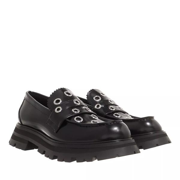 

Лоферы loafers leather Alexander Mcqueen, черный