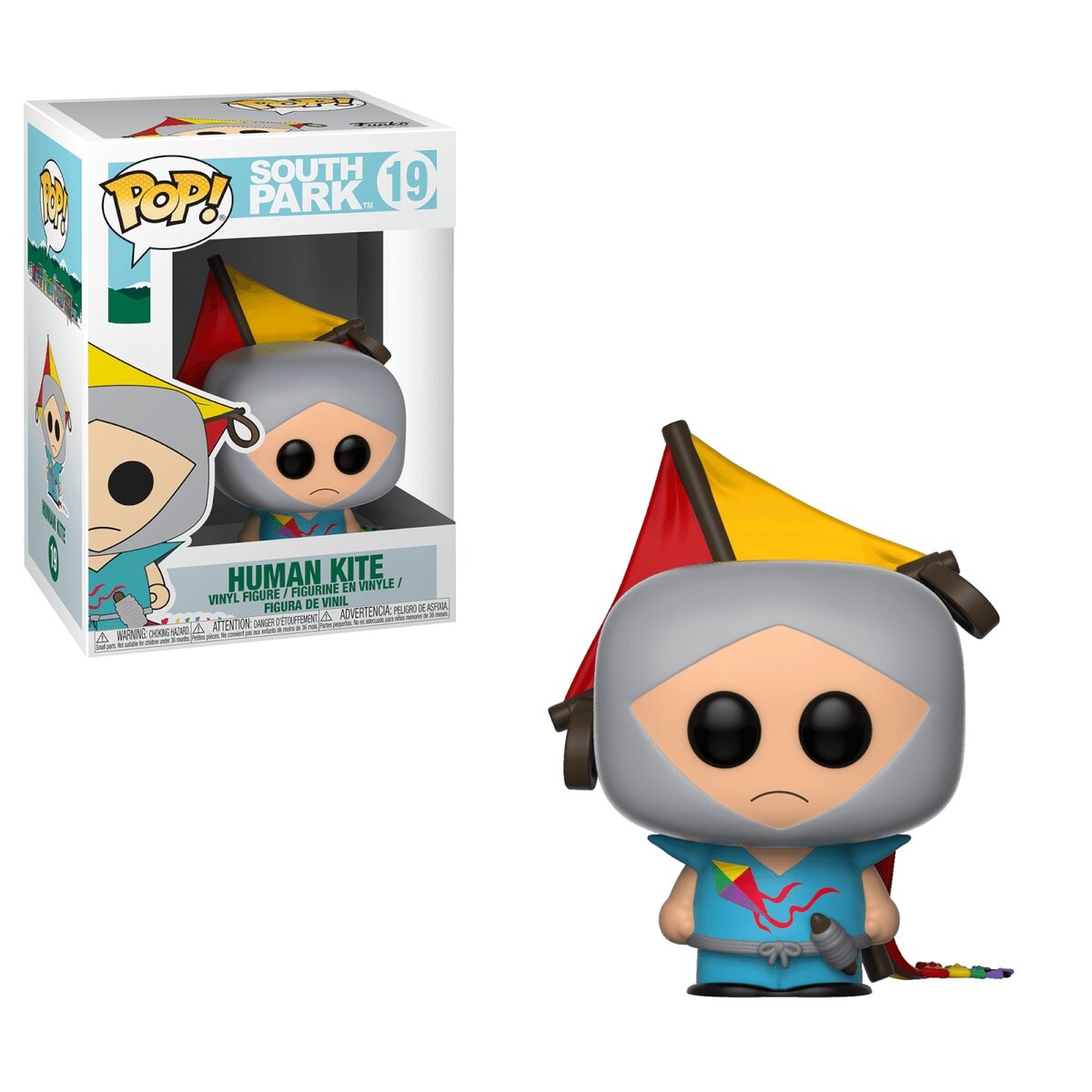 

Funko POP! Южный Парк, коллекционная фигурка, Человек-воздушный змей, 19 лет.