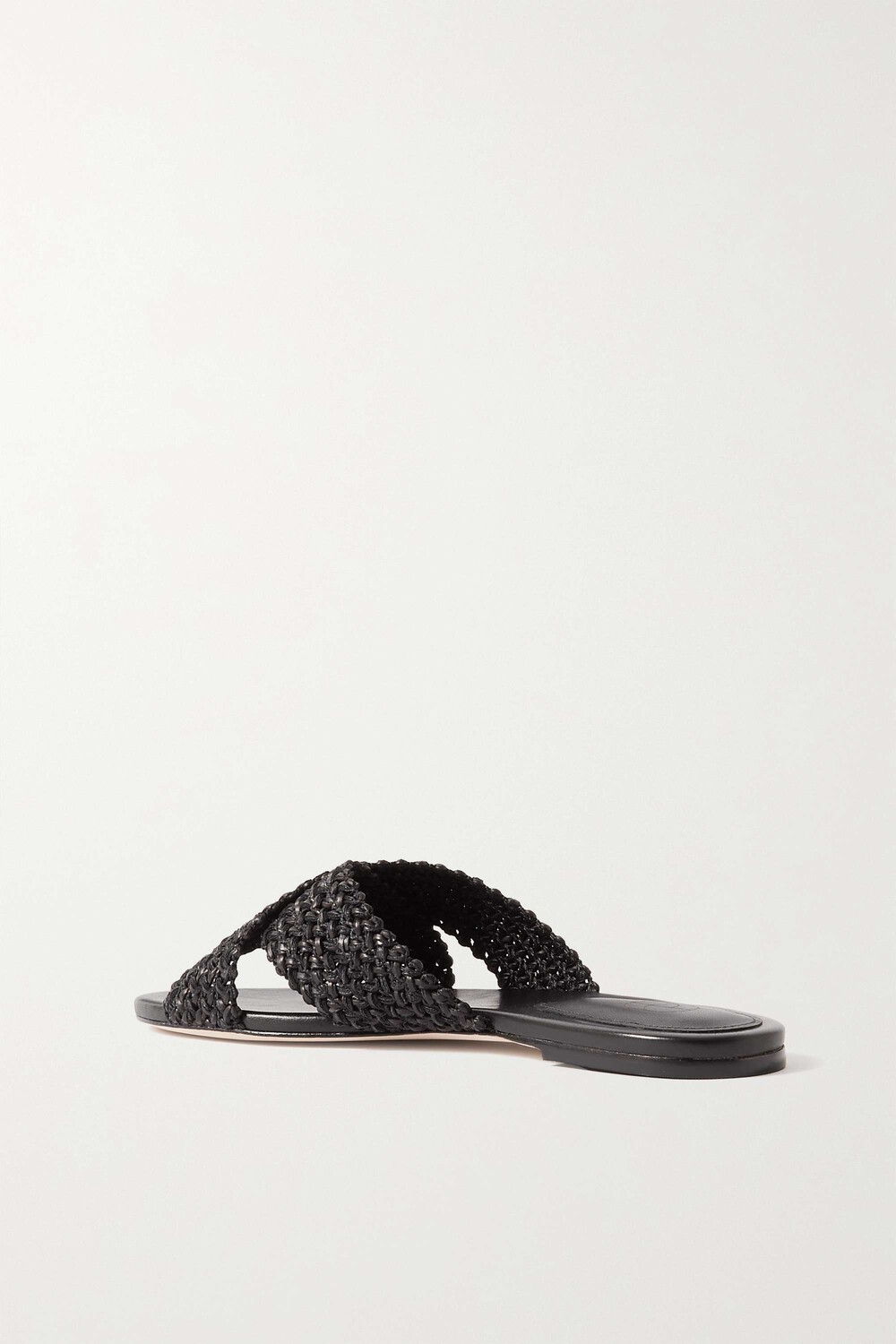 

PORTE & PAIRE Кожаные босоножки крючком, черный