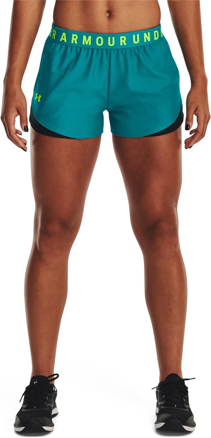 

Играйте в шорты 3.0 Under Armour, цвет Coastal Teal/Black/Lime Surge
