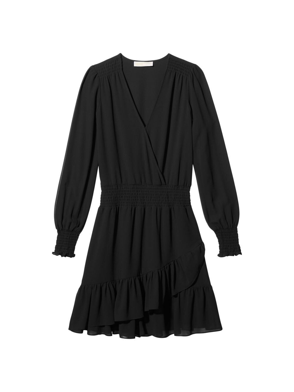 

Однотонное платье с рюшами MICHAEL Michael Kors, черный