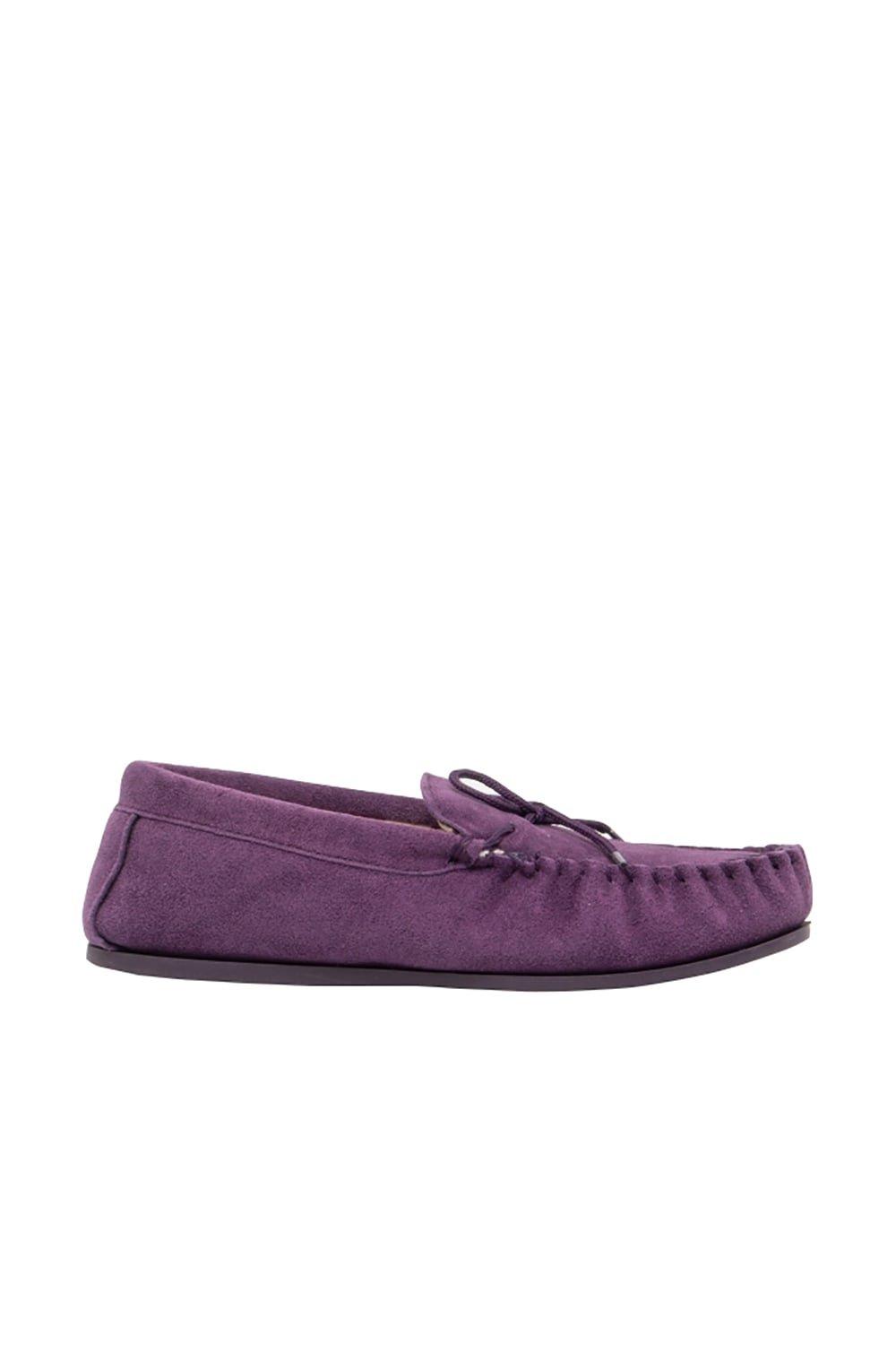 Тапочки без шнуровки Lily Mokkers, фиолетовый тапочки без шнуровки lily mokkers красный