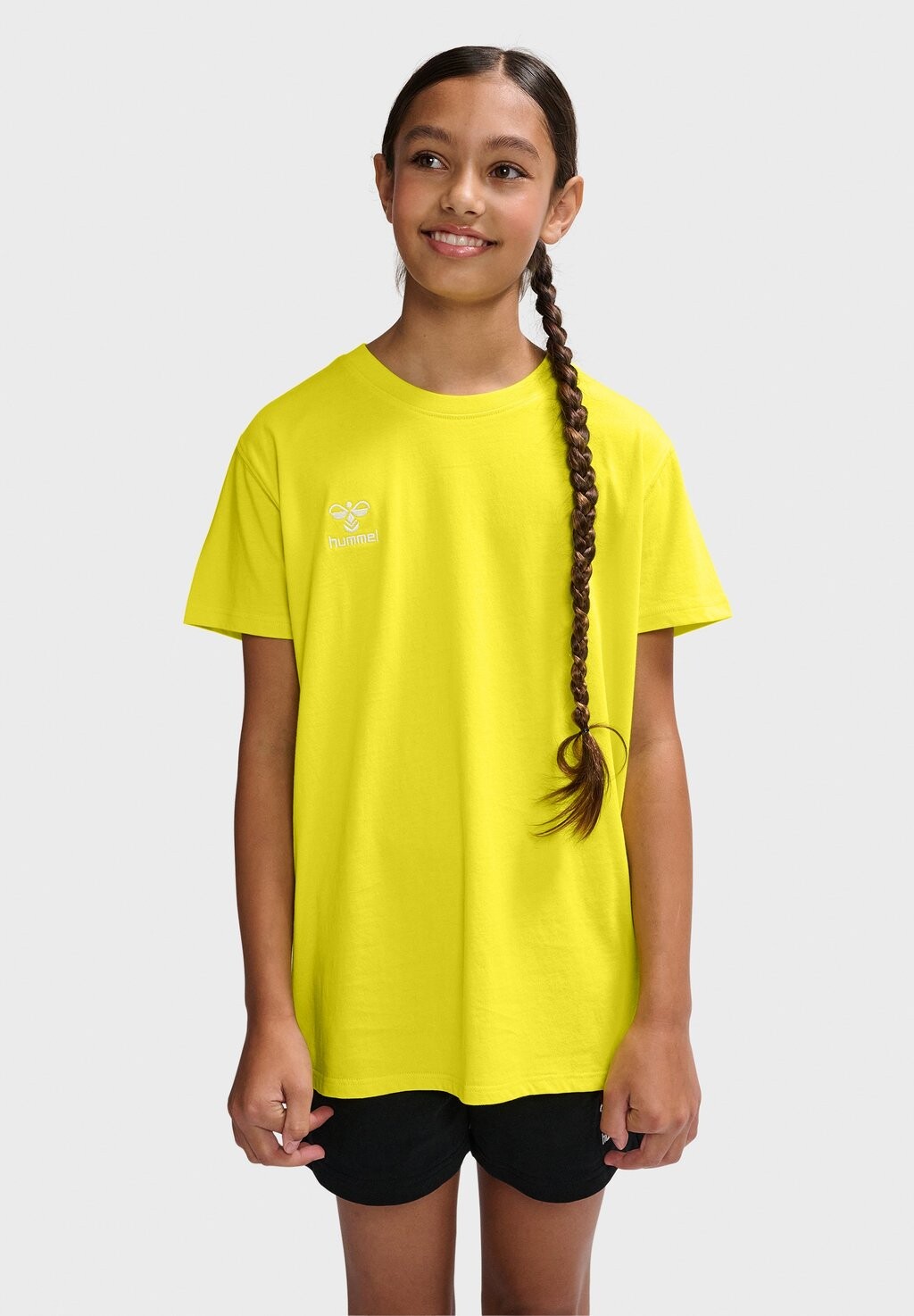 

Футболка с принтом UNISEX Hummel, желтый неон