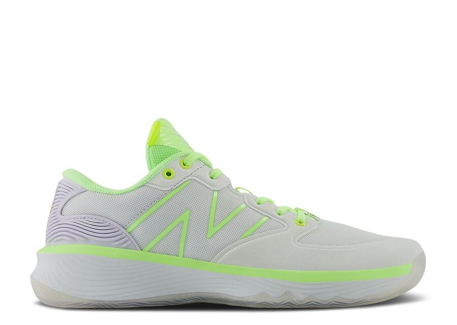

Кроссовки New Balance Hesi Low, цвет Quartz Grey Bleached Lime Glo