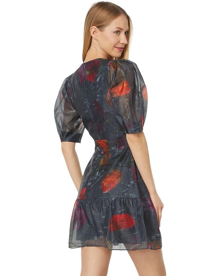 

Платье Ted Baker Tatya Puff Sleeve Mini Dress, черный