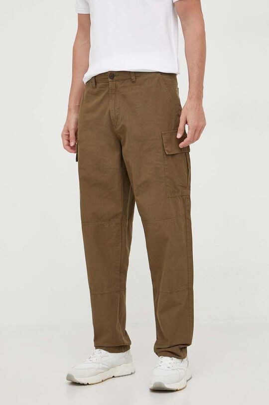 

Брюки из хлопка Barbour, зеленый