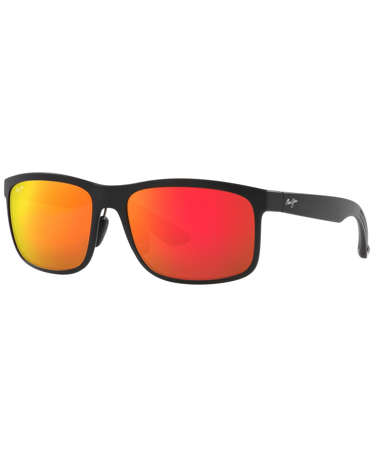 Солнцезащитные очки унисекс, MJ000677 Huelo 58 Maui Jim, черный цена и фото