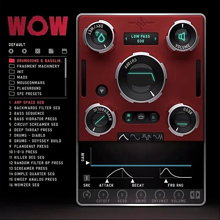 

Плагин фильтра Sugar Bytes WOW2