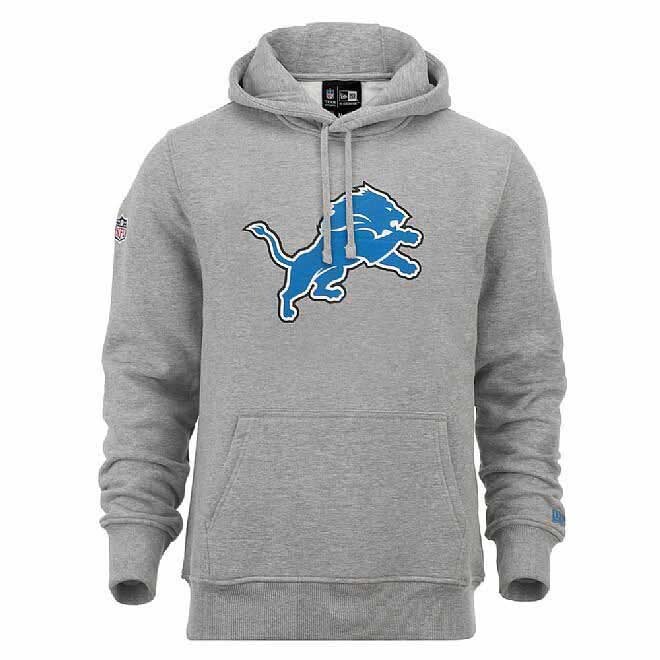 

Худи New Era NFL Team Logo Detroit Lions, серый
