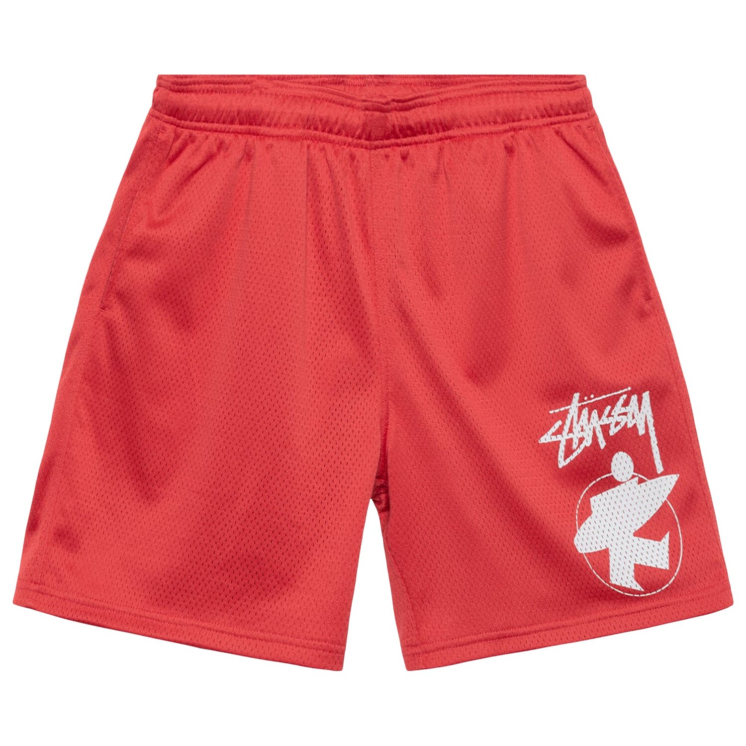 

Сетчатые шорты Stussy Surfman, красные