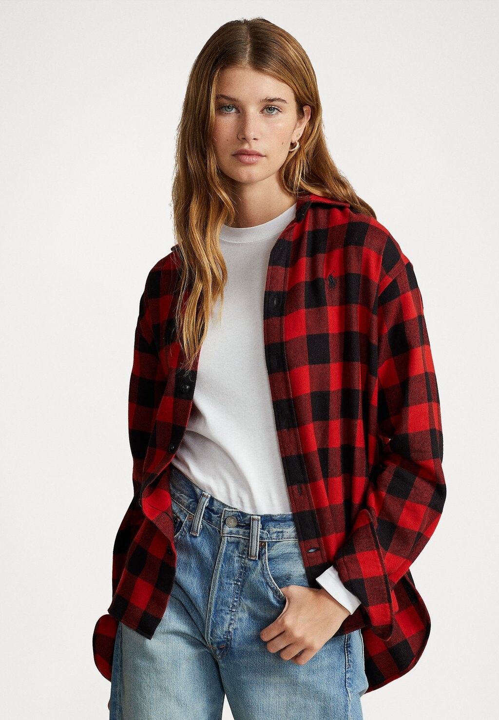 

Рубашка Polo Ralph Lauren РУБАШКА НА ПУГОВИЦАХ С ДЛИННЫМ РУКАВОМ, цвет red/black