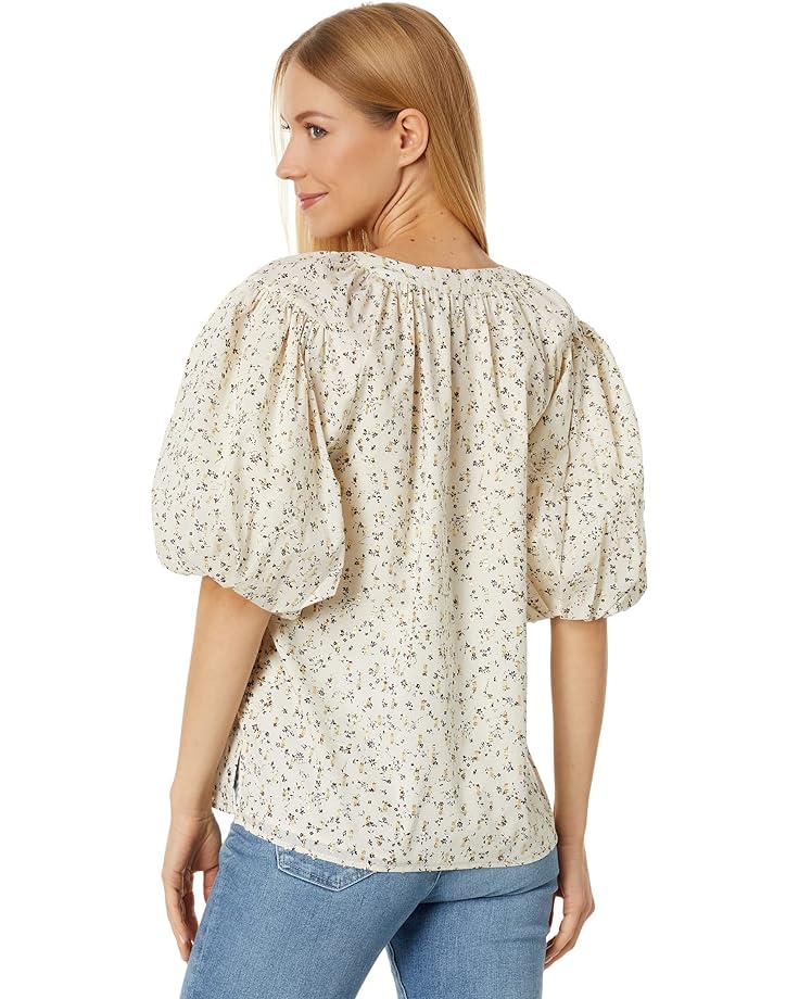 блуза vince camuto puff sleeve square neck blouse цвет blue jay Блуза Vince Camuto Raglan Puff Sleeve Blouse, цвет Birch