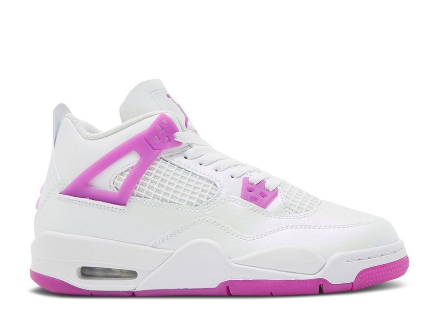 

Кроссовки Air Jordan Jordan 4 Retro Gs 'Hyper Violet', белый