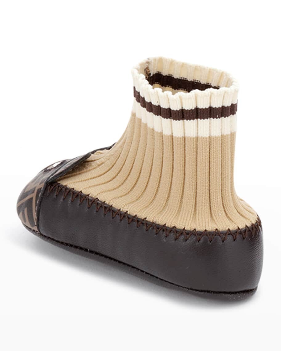 

Детские носки Monogram Bear, размер Newborn-9M Fendi