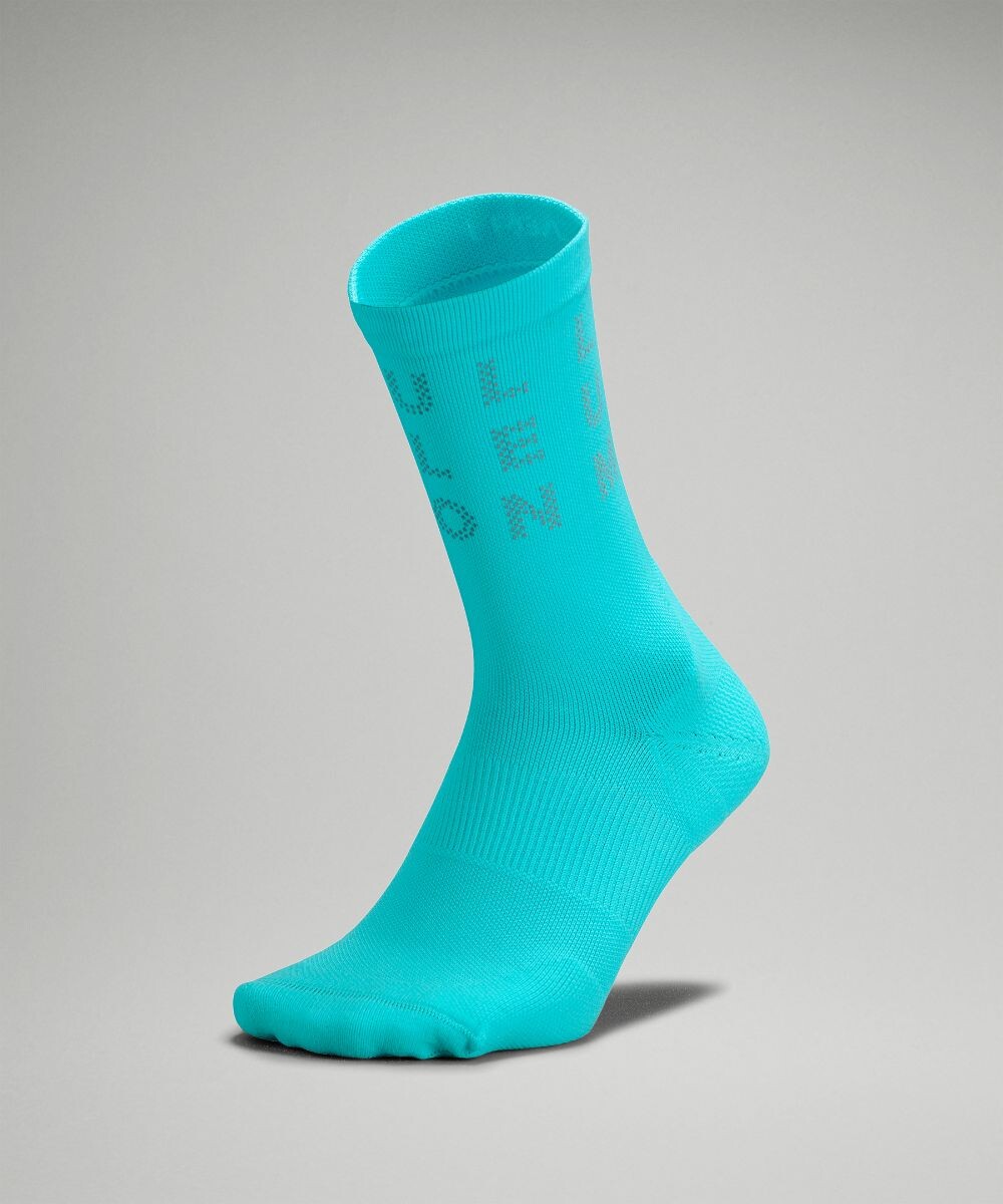 

Мужские носки Power Stride Crew Lululemon, бирюзовый