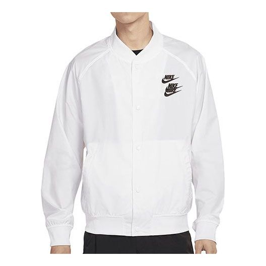 Куртка Nike Alphabet Logo Printing Woven Casual Jacket White, мультиколор