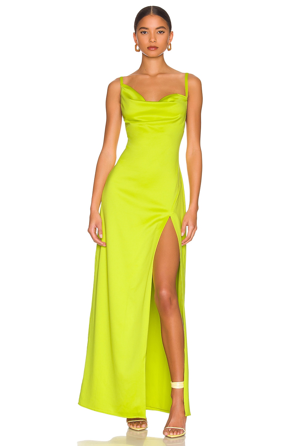 Платье макси Camila Coelho Reyna, цвет Lime Green