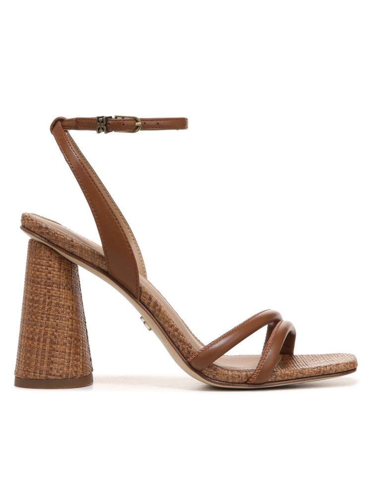 

Кожаные сандалии Kia 90MM Sam Edelman, цвет Rich Cognac