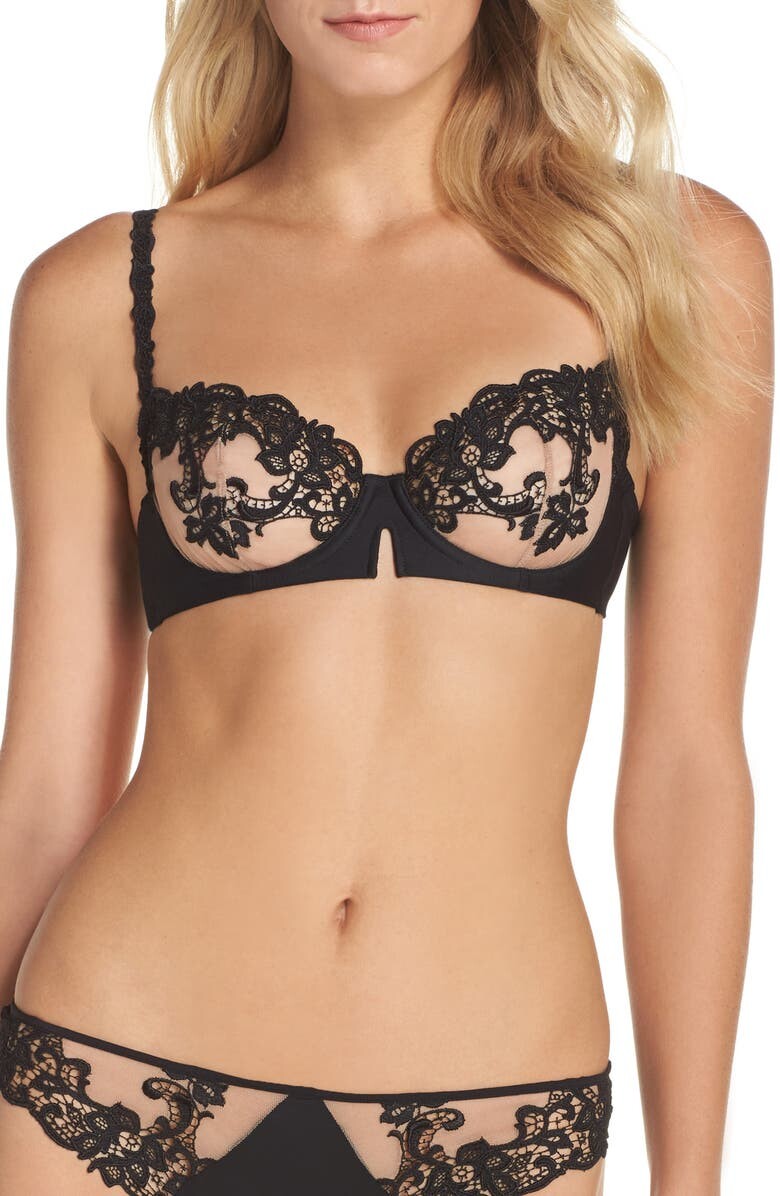 

Бюстгальтер Saga Demi на косточках SIMONE PERELE, черный