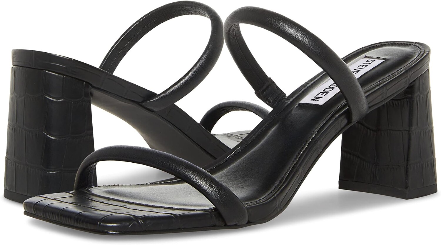 

Босоножки Lilah Steve Madden, цвет Black Croco