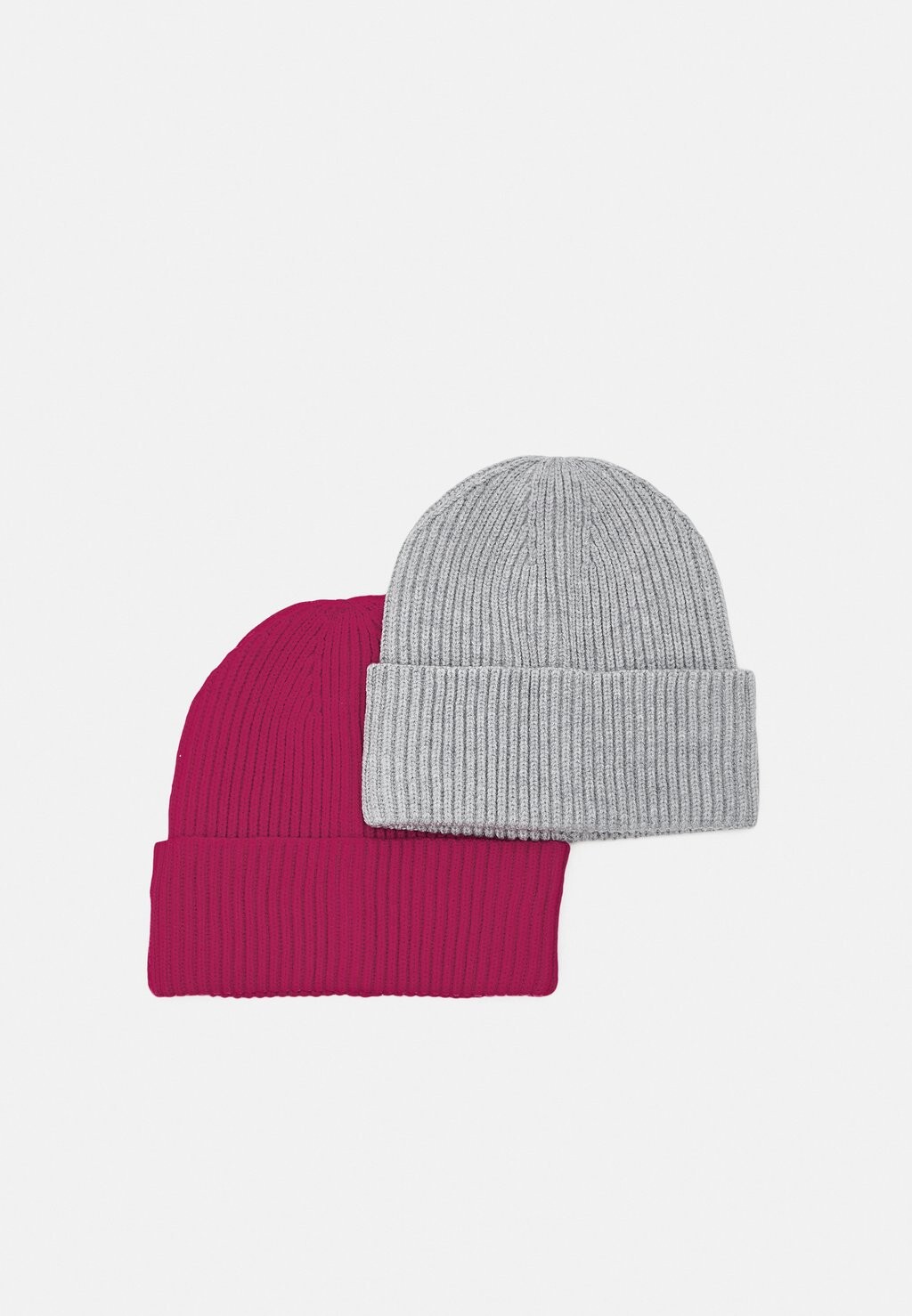 

Шапка-бини Unisex 2 Pack Pier One, цвет red/grey