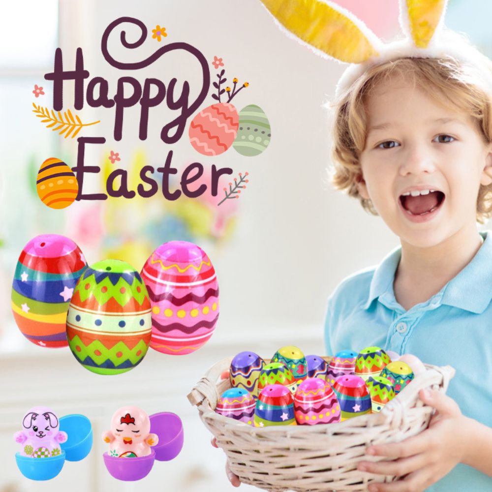 Красочные яйца DIY Craft, пластиковые пасхальные яйца, конфеты - шоколадные подарочные коробки для детей Department Store