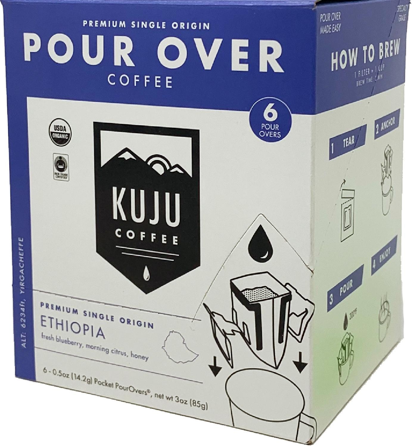 Кофе Single Origin для пуровера на одну порцию — упаковка из 6 шт. Kuju Coffee
