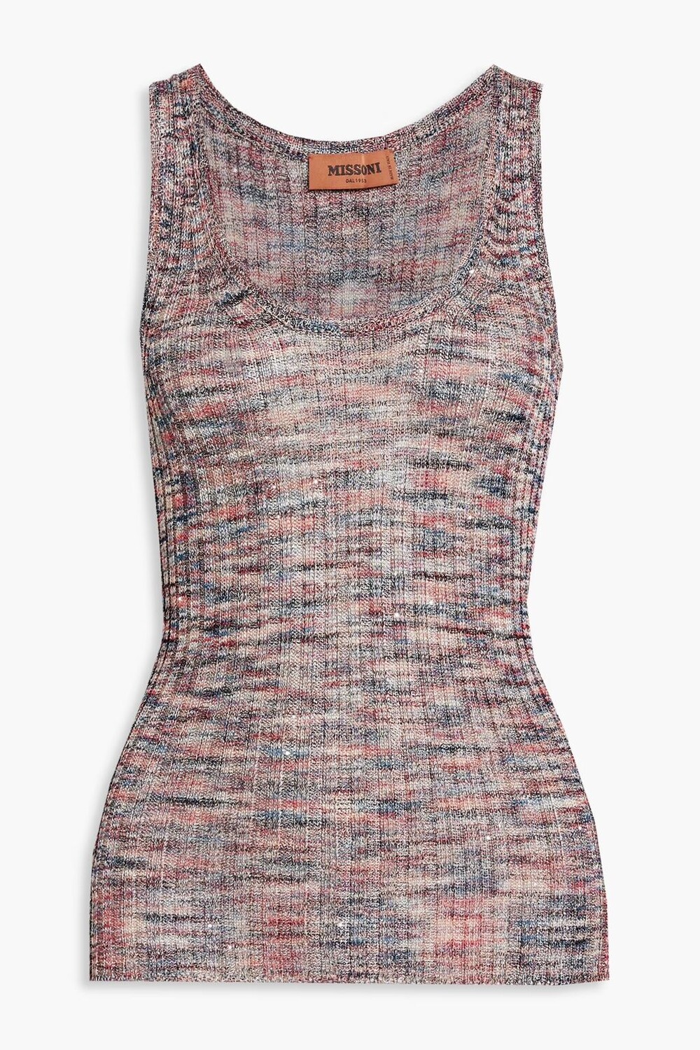 

Майка, связанная крючком, окрашенная в космос. Missoni, многоцветный