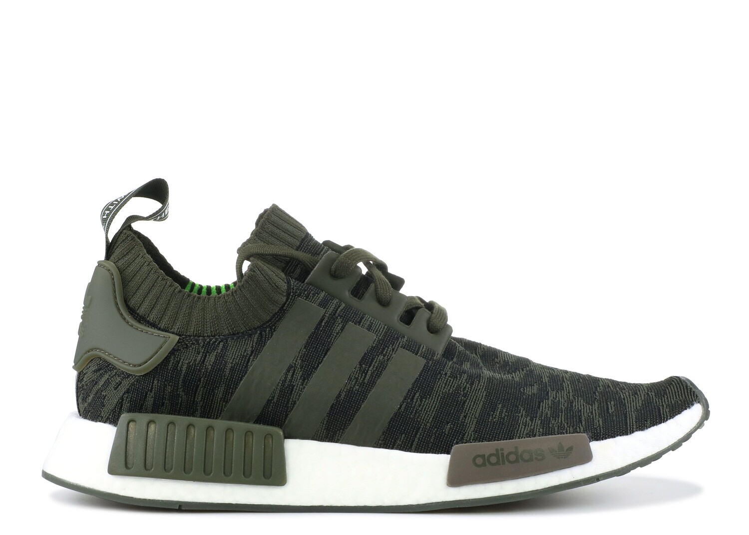 

Кроссовки adidas Nmd_R1 Primeknit 'Night Cargo', зеленый