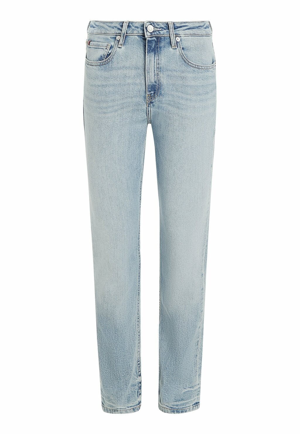 

Джинсы Straight Leg High Rise Tommy Hilfiger, серо-голубойьный