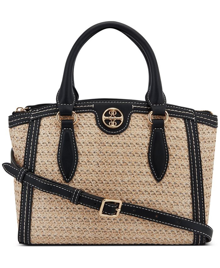 

Маленькая сумка-саквояж Kyelle Jet Set Nine West, цвет Natural, Black
