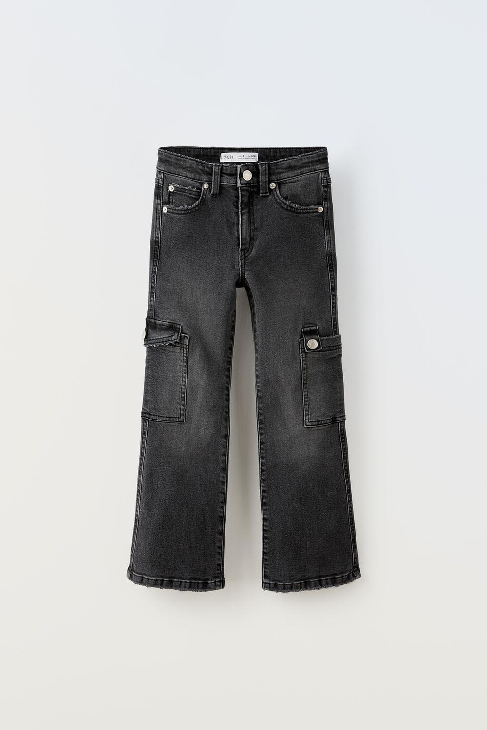 

Новые узкие джинсы-карго ZARA, черный