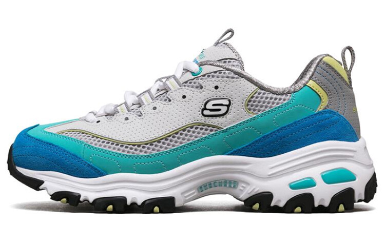

Skechers D"Lites 1.0 Lifestyle Shoes Women's Low-top Grey/turquoise