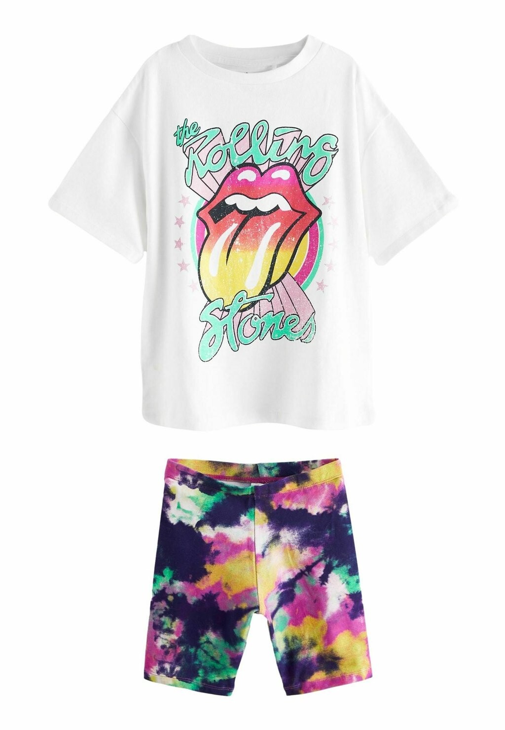 

Шорты ROLLING STONES- SET REGULAR FIT Next, цвет white pink