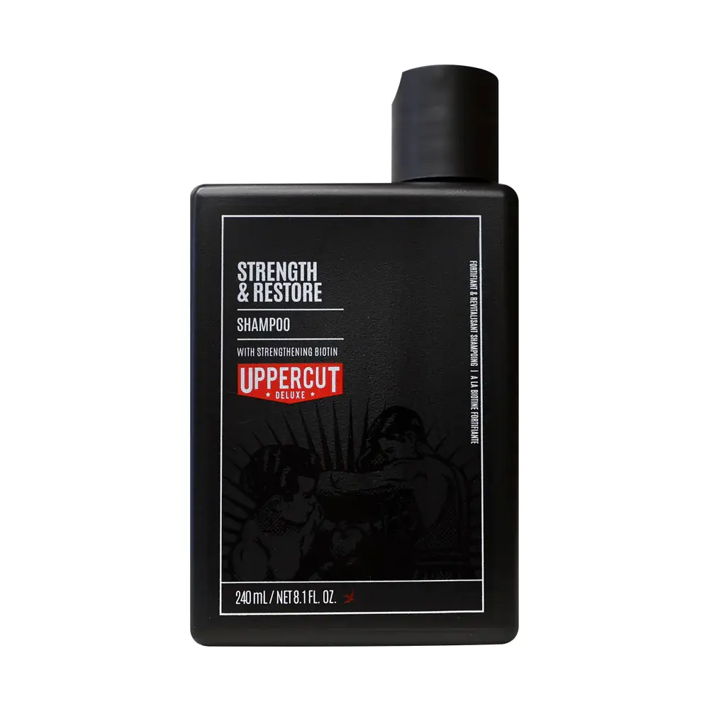 

Шампунь для волос Uppercut Deluxe Strength & Restore, 240 мл